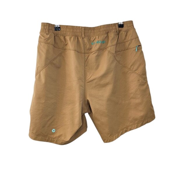 Bird Dogs Mens Teddy Rubskins Brown Lined, Stretch Shorts, Tan, Size L - Picture 7 of 10